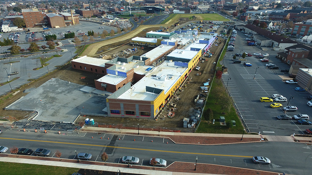 An aerial view of the Lancaster Behavioral Health Hospital
